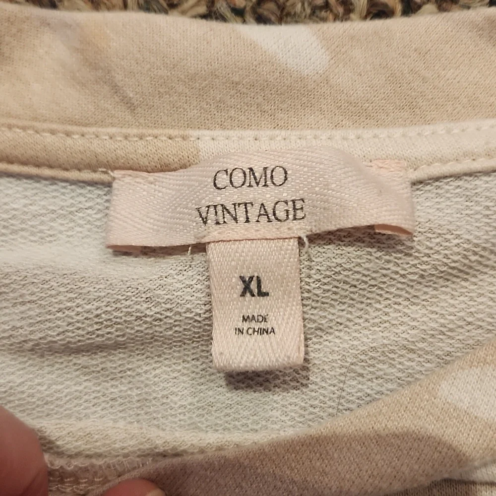 Como Vintage Pajamas Color Pink Camouflage Size XL